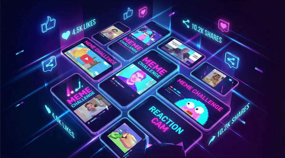 免费网站黄页 热梗挑战活动 - 用户二次创作展示